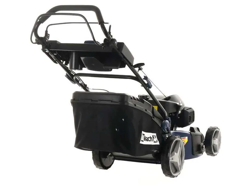 BullMach ACHILLE - 51 H - Tondeuse à gazon thermique tractée - 4 en 1 - Moteur Honda GCVx200