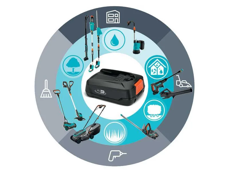 Kit de démarrage 18 V 2,5 Ah - Batterie + chargeur - Gardena