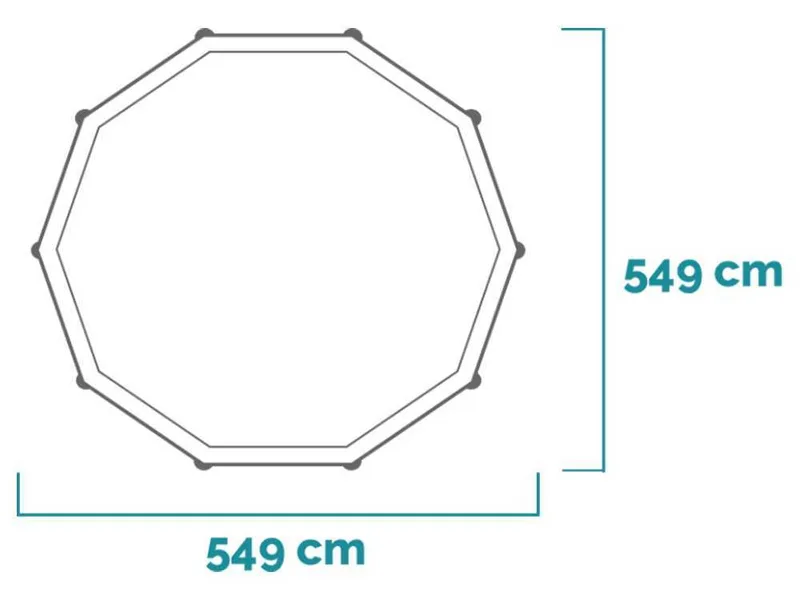 Intex Ultra XTR Frame 26330NP - Ø549x132 cm - Piscine Ronde