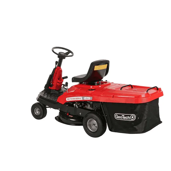 GeoTech RM 75-610 BSM-H - Tracteur tondeuse mini-rider avec transmission hydrostatique - Moteur 224 cm³
