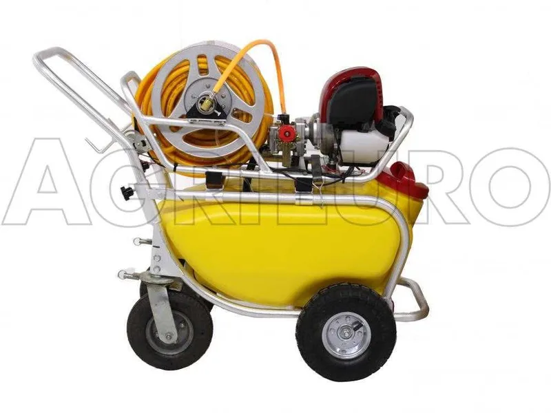 Pompe agricole thermique à chariot en aluminium GeoTech SP 1050 4S ALU - 4 temps à essence