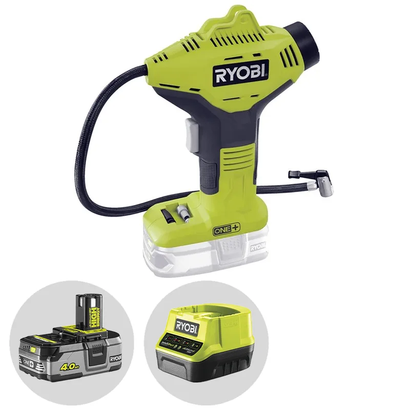 Ryobi R18PI-0 - Compresseur à batterie portatif - 18V - 4Ah
