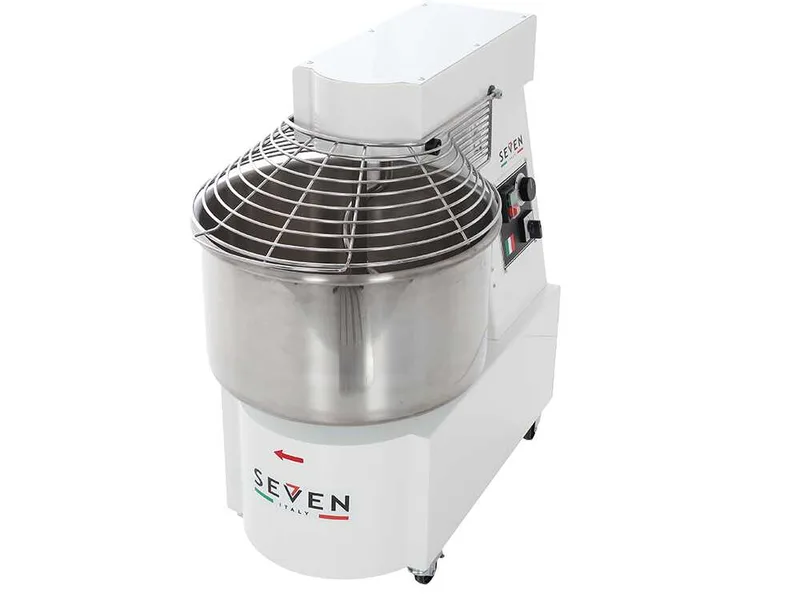 Seven Italy GH H 50 TR 2 V - Pétrin à spirale - 43 kg triphasé à 2 vitesses et haute hydratation