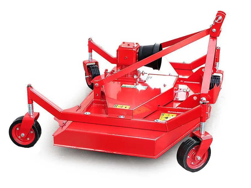 Premium Line TMM 120 - Plateau de coupe pour tracteur – 3 rotors à 1 lame - Prise de force anti-horaire (Rotation vers la gauche)