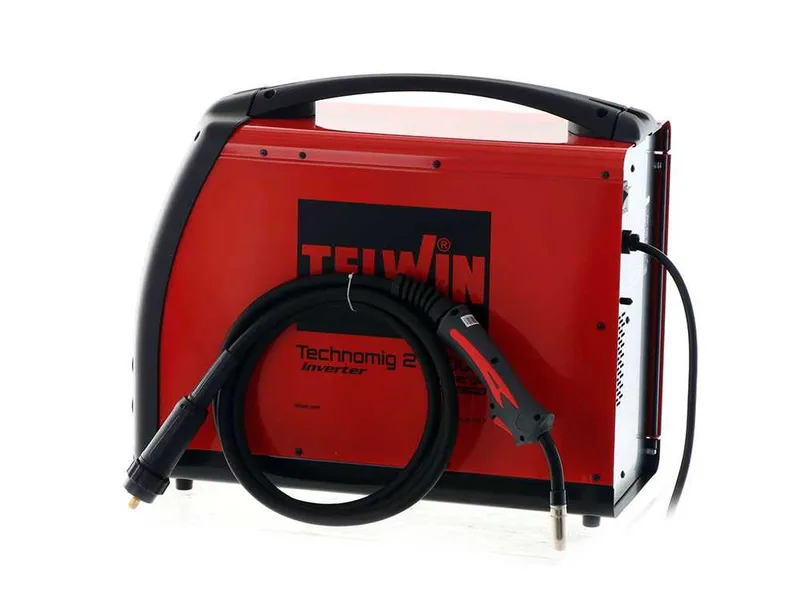 Telwin Technomig 215 Dual Synergic - Poste à souder inverter multiprocessus - gaz/no gaz-mig-mag, mma et tig