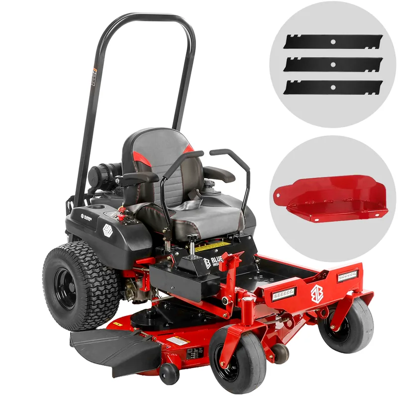 Blue Bird ZTR 50L PRO - Tondeuse autoportée à rayon de braquage zéro - Éjection latérale et coupe mulching