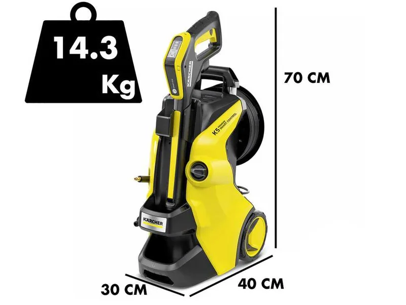 Karcher K5 Premium Smart Control - Nettoyeur haute pression semi-professionnel - 145 bars - 500 L/h - App Home & Garden