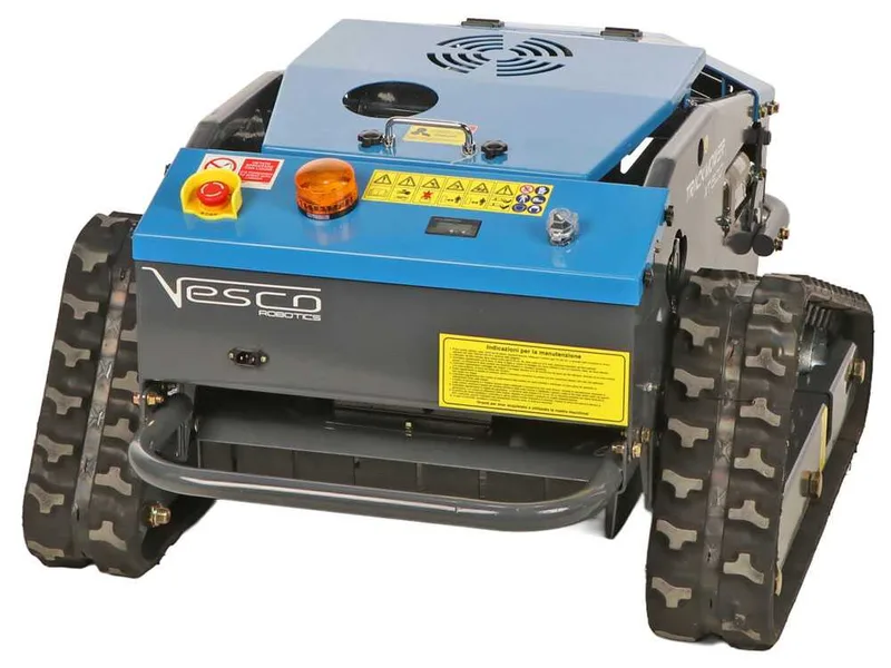 Vesco XT 600 - Robot débroussailleur à chenilles hybride (moteur thermique + batterie) - Radiocommandé