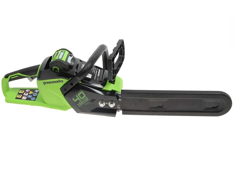 Greenworks GD40CS15 40V - Tronçonneuse à batterie - Guide 35 cm
