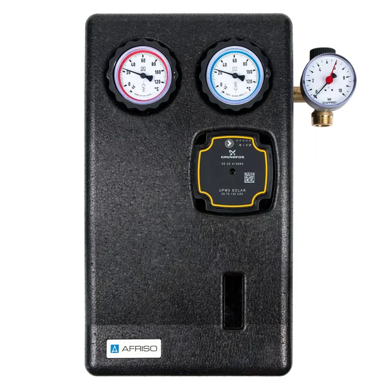 Station de pompage solaire à deux circuits Afriso PrimoSol PWM 2-12 classe énergétique A