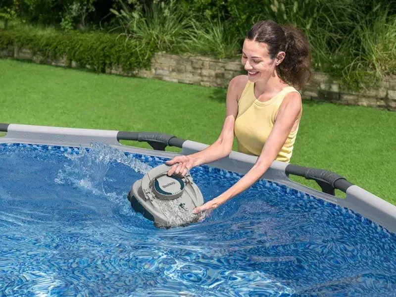 Robot nettoyeur de piscine à batterie Bestway Aquatronix G150 58960