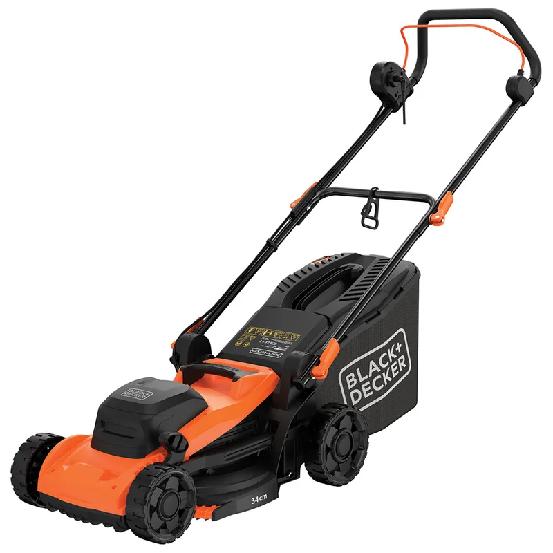 Black & Decker BEMWP340-QS - Tondeuse à gazon électrique - 1400 W - Coupe 34 cm