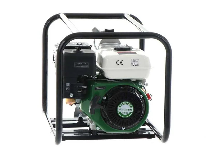 Motopompe thermique Greenbay GB-TWP 80 - Pour eaux chargées - avec des raccords de 80 mm