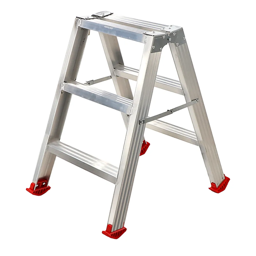 Escabeau double en aluminium 1031, 2x3 marches, 0,72 m