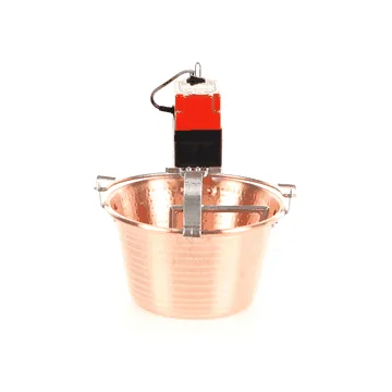 NuovaFac Cuoca Automatica à induction - Chaudron électrique en cuivre martelé - 9L - 24W