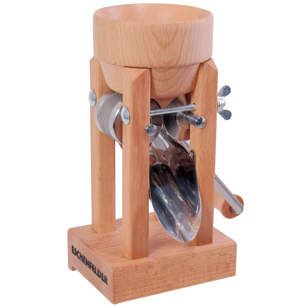 Eschenfelder 1210 en hêtre 150g - Floconneuse manuelle avec des rouleaux en acier inox