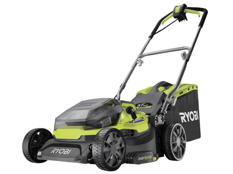Ryobi Hybrid RY18LMH37A-225 - Tondeuse à gazon à batterie - 2x36V/2,5Ah - Coupe de 37 cm