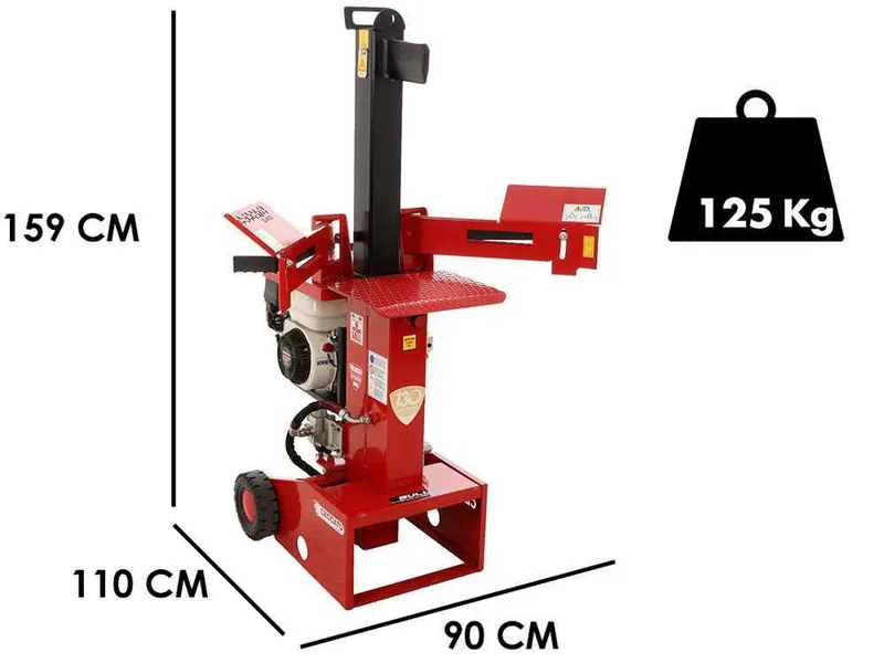 Ceccato SPL10H GP160 - Fendeuse à bois thermique - Verticale