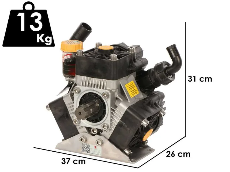 Bertolini Pumps POLY 2085 VS - Pompe à basse pression pour le désherbage à tracteur - version pour acides et produits chimiques
