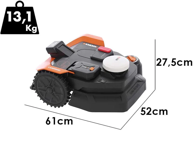 Worx Landroid Vision Cloud WR330E - Robot tondeuse - Sans installation
