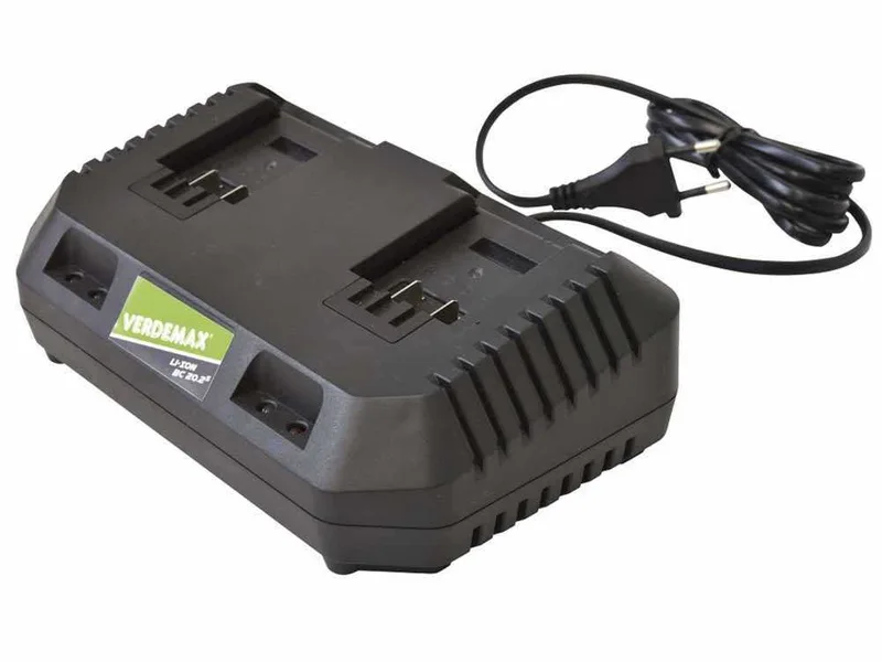 Chargeur de batterie Verdemax double de 20V 2Ah