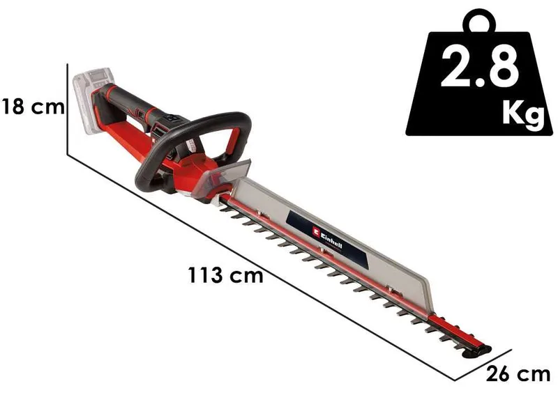 Einhell GP-CH 18/61 Li BL - Taille-haie à batterie - 18 V 5.2 Ah