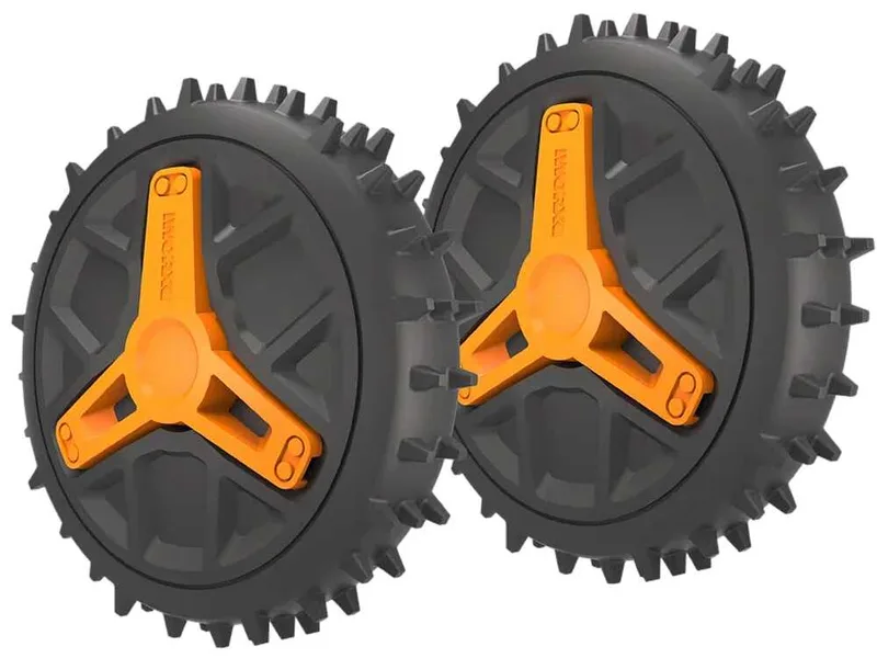 Paire de roues tout-terrain pour robot tondeuse Landroid Vision Cloud S/M 2WD - Worx
