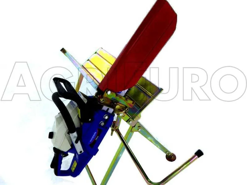 Chevalet professionnel GeoTech pour coupe de troncs avec tronçonneuse