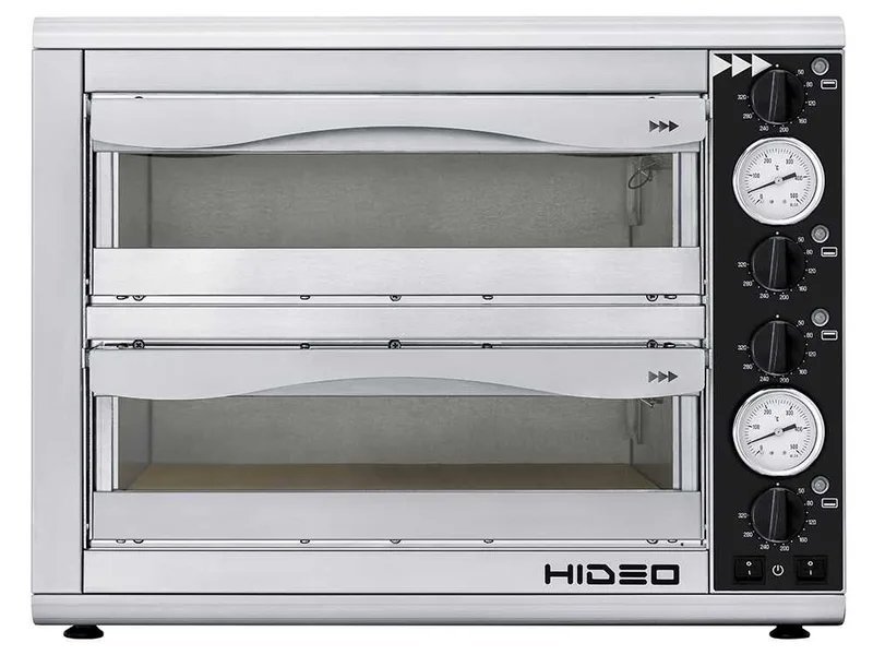 Prismafood HIDEO 2/40 - Four électrique à pizza - 3200 W
