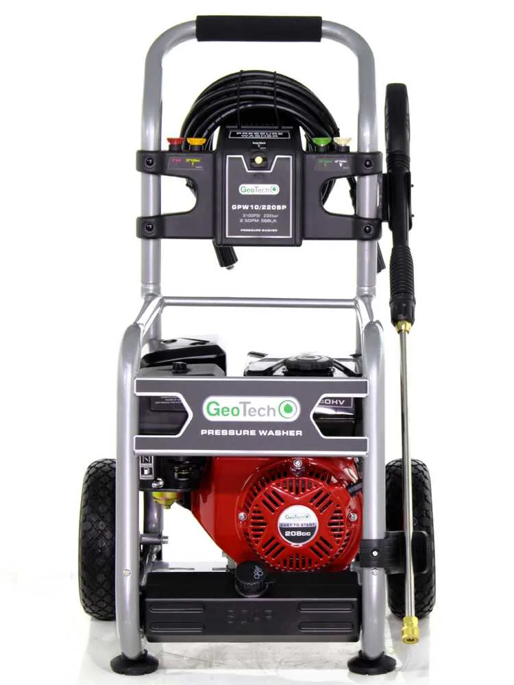 GeoTech GPW 10/220 BP - Nettoyeur haute pression thermique semi-professionnel - 233 bar - 568 L/h - Moteur Ducar DH208