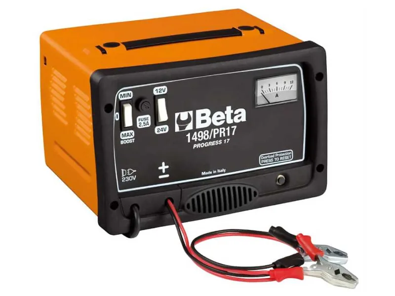 Beta 1498/PR17 - Chargeur portable - 12/24 V - Monophasé