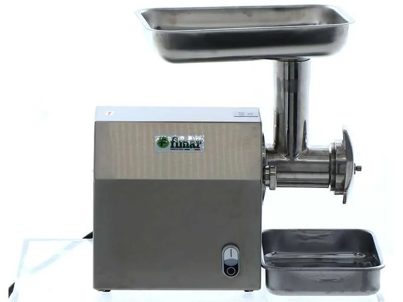 Fimar TC12C - Hachoir à viande électrique - 400 V - 1 CV - Groupe de hachage INOX - Sans inverseur de marche