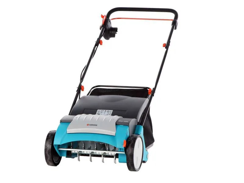 Gardena EVC 1000 - Aérateur électrique 1000 W - Avec bac de ramassage