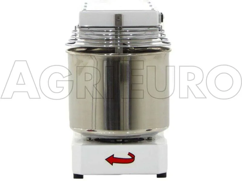 Pétrin à spirale Famag IM 8 à 10 vitesses avec moteur électrique monophasé - 8 KG