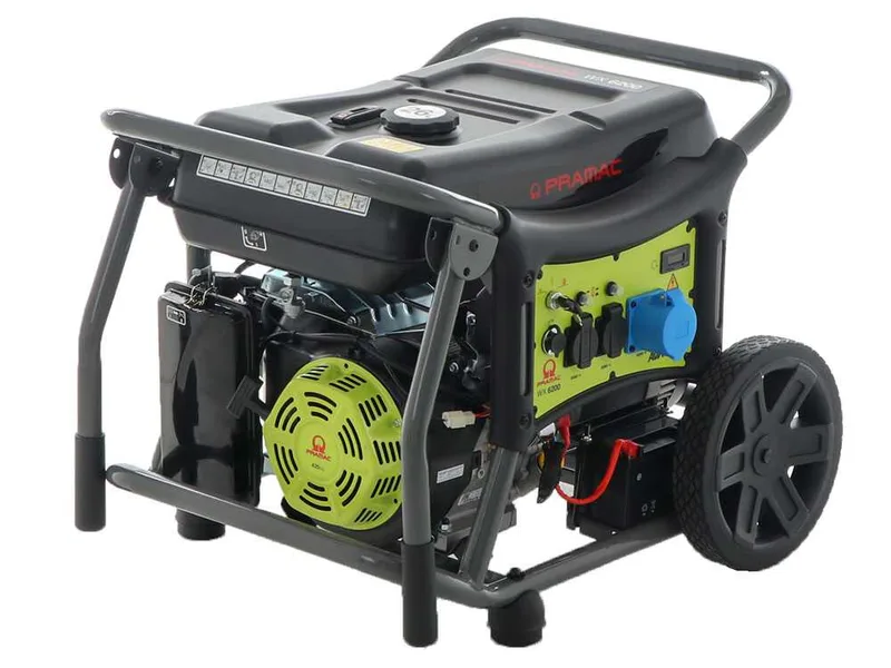 Pramac WX 6200 ES ATS - Groupe électrogène à essence sur chariot 5.8 kW - Continu 5.3 kW Monophasé + ATS