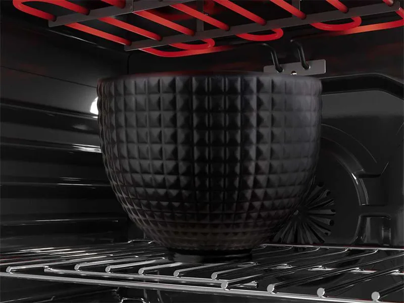 KitchenAid Black Studded - Bol en céramique 4,7 L