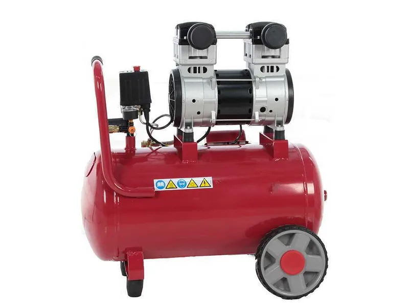 GeoTech S-AC 50-10-15C - Compresseur électrique silencieux 50 L oilless - moteur 1.5 CV