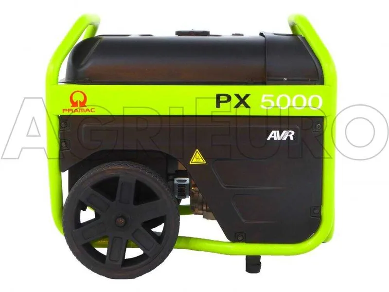 Pramac PX 5000 - Groupe électrogène 3.8 KW monophasé à essence - sur chariot