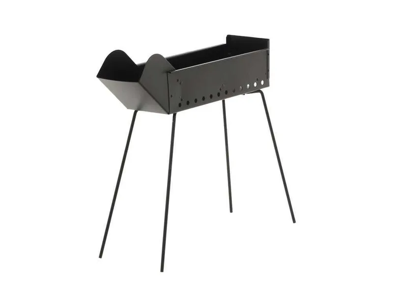 Mille BBQ-40 Go - Barbecue spécial pour brochettes à charbon - 40x14 cm