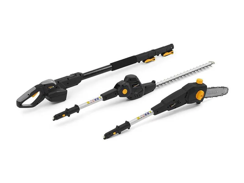Alpina AM 20 Li Kit - Élagueuse - Taille-haie sur perche de rallonge - 20V/4Ah