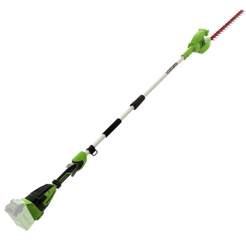 Greenworks G40PHA - Taille-haie sur perche de rallonge télescopique électrique orientable