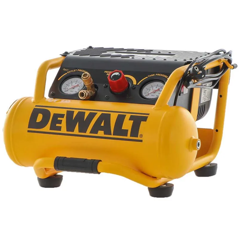 DeWalt DPC10RC-QS - Compresseur d'air électrique portatif monophasé, oil-less - Moteur 2 CV - 10 L