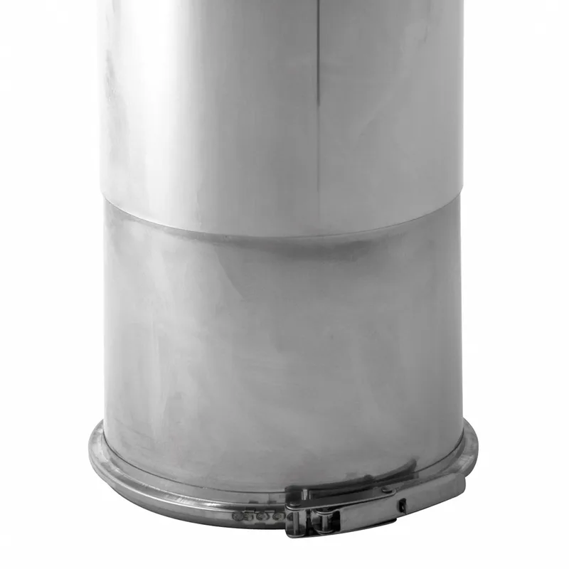 Élément télescopique Opsinox pour cheminée en acier inoxydable 130 mm BR