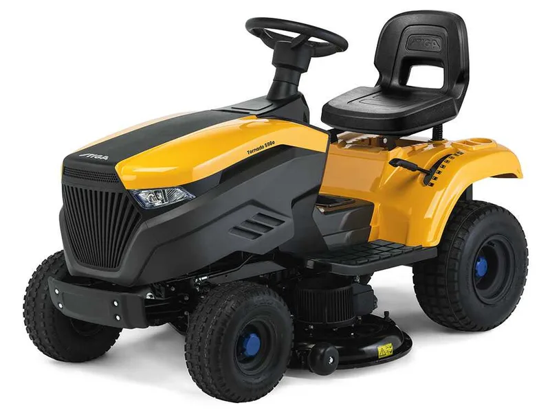 Stiga Tornado 598e - Tondeuse autoportée sur batterie 48V/40Ah - Éjection latérale