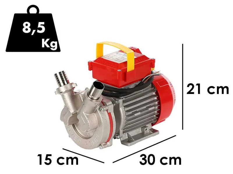 Rover Novax 30 T - Pompe électrique de transfert en alliage anticorrosion - Triphasée - 400 V