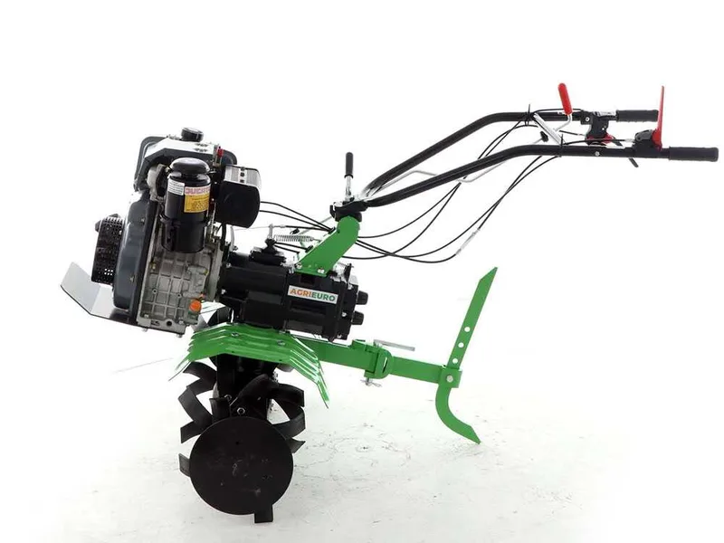 Motobineuse Agri 102 avec fraise 95 cm - Moteur à Diesel de 296cm3