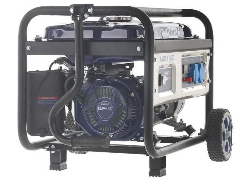 BullMach AMBRA 3600 - Groupe électrogène 3 Kw monophasé - Version sur chariot