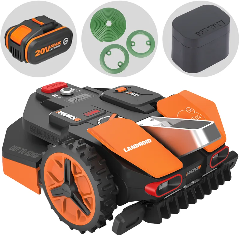 Worx Landroid Vision M800 WR208E - Robot Tondeuse - Sans Installation - Alarme Antivol incluse