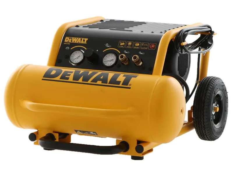 DeWalt DPC17PS-QS - Compresseur d'air électrique portatif monophasé, oil-less - Moteur 2.5 CV - 17 L