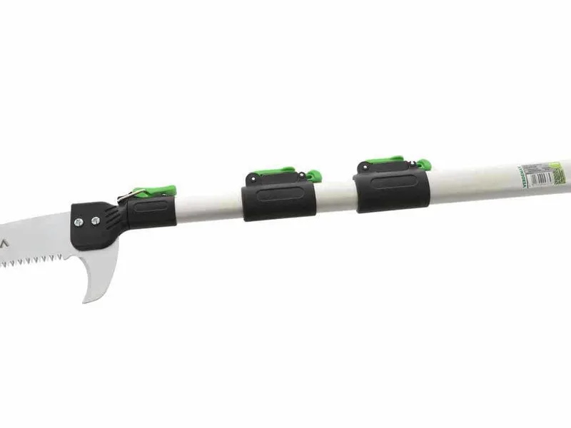 Scie de jardin Verdemax + Perche télescopique 3 sections 130-310 cm